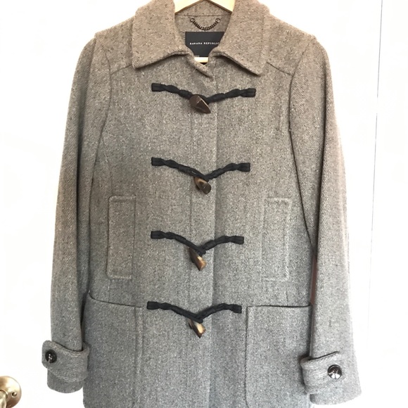 Banana Republic Classic Wool Peacoat Size Small - Picture 4 of 6